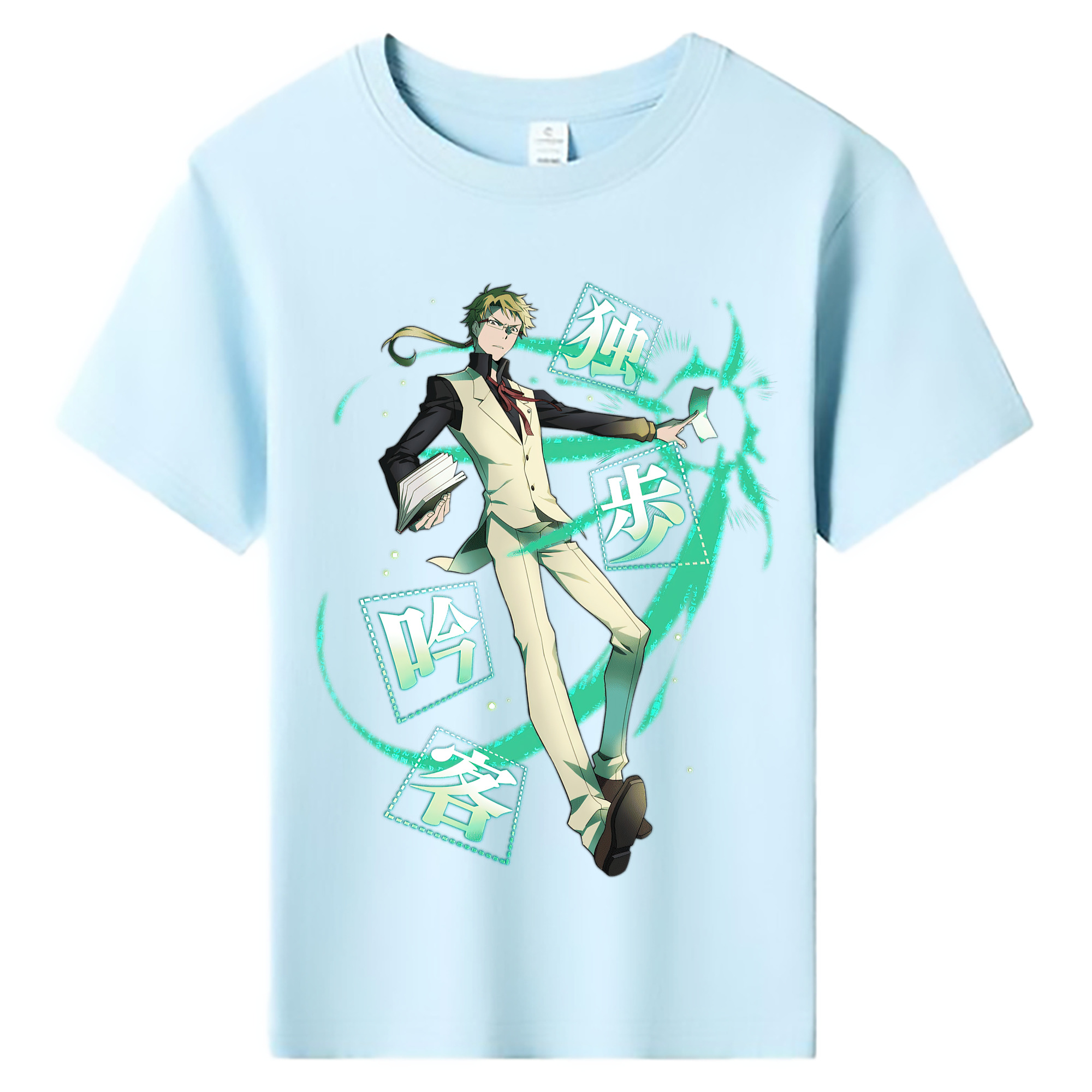 （画像用） 文豪ストレイドッグス Bungo Stray Dogs 綿100％キッズTシャツ（フロントプリント）